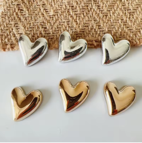 Pack Pins Chrom-Herzen